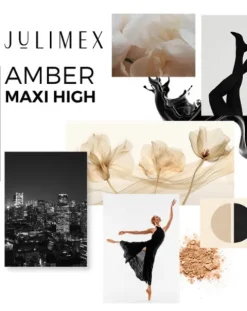 Amber Maxi High - figi z bardzo wysokim stanem - czarne