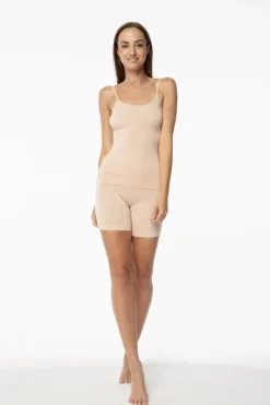 Bamboo Bermuda Shorts - bermudy beżowe
