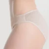 Cotton Hi-Cut - bawełniane figi damskie - piaskowe