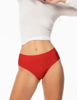 Figi Cheekie Brasil Czerwone - brazyliany damskie
