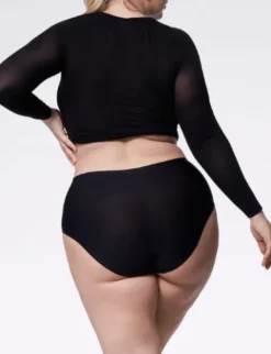 Figi Flexi One Maxi Plus Size - czarne