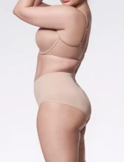 Figi modelujące - 271 Basic Maxi - figi wyszczuplające z wysokim stanem - beżowe