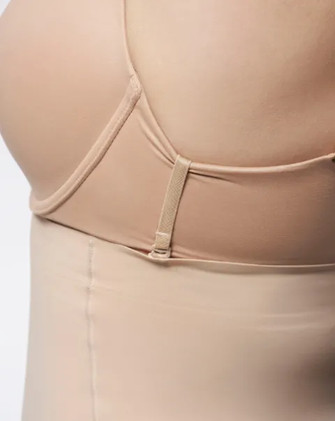 Figi pod biust - 251 Extra Maxi Super High - figi wyszczuplające z wysoką talią - naturalne