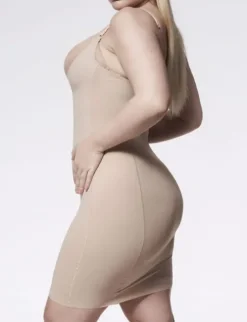 Halka modelująca - 222 Basic Slip Open Bust - halka wyszczuplająca pod biust - beżowa