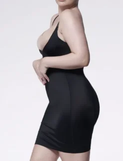 Halka modelująca - 222 Basic Slip Open Bust - halka wyszczuplająca pod biust - czarna