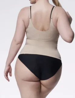 Koszulka modelująca - 214 Basic Cami Open Bust - koszulka wyszczuplająca pod biust - beżowa