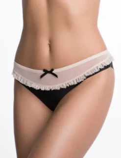 Madam Simple figi damskie - czarne+beż