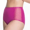 Opal Maxi - majtki z wysokim stanem - purpurowe