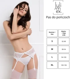 Pas do pończoch (ROSE), czarny, czerwony lub biały