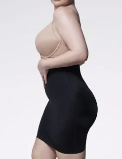 Półhalka modelująca - 220 Basic Half Slip - półhalka wyszczuplająca - czarna
