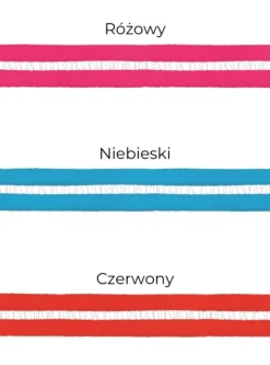 Ramiączka z podwójną żyłką - ramiączka ozdobne - różne kolory