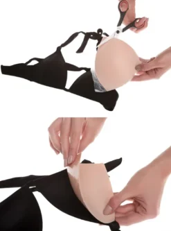 Samoprzylepne wkładki z pianki bikini (WS-11), beżowe