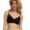 Simple T-shirt Bra - miękki biustonosz - czarny