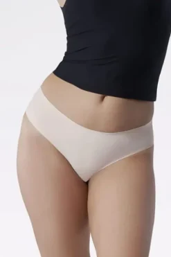 Tanga Brasil - koronkowe brazyliany - beż