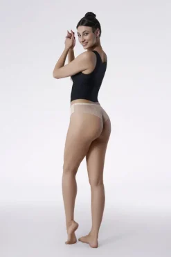 Tanga Brasil - koronkowe brazyliany - beż